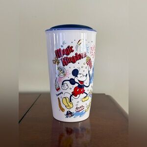 Disney Magic Kingdom Starbucks Ceramic 12oz Tumbler